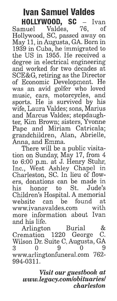 Search results for Obituaries in "The Times, Trenton," Displaying 10 out of 1000 Results. . Post and courier obituaries for last 10 days